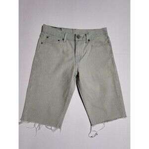 Levi’s 511 Men’s Shorts – Size 30 – White Blue Casual Flat Front Shorts